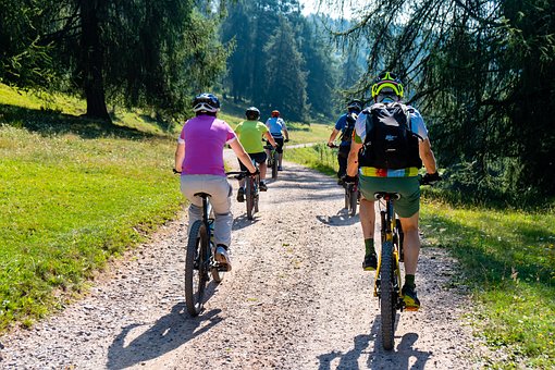 Gemeinsam mit dem Bike unterwegs